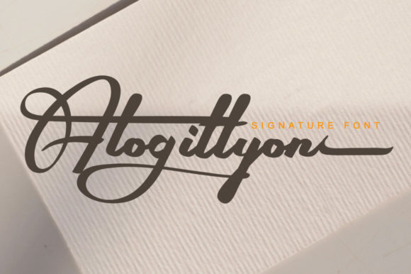 Alogittyon: Elegant Script Font for High-Impact Campaigns
