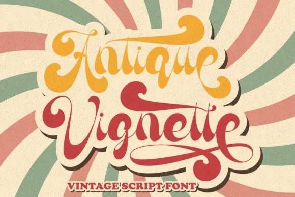 Antique Vignette: A Quirky Vintage Script Handwritten Font