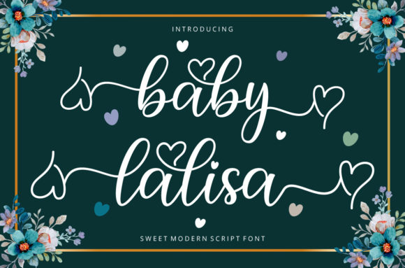 Baby Lalisa Script Font for Modern Branding