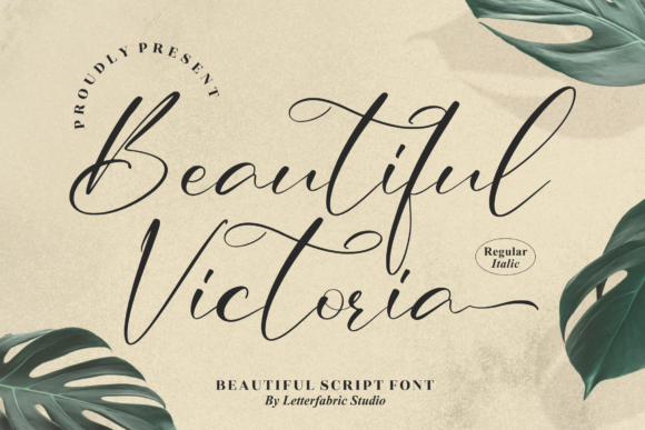 Beautiful Victoria Script Font for Creative Branding