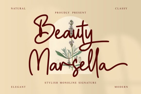 Beauty Marsella: A Refined Script Font for Elegant Editorial Design