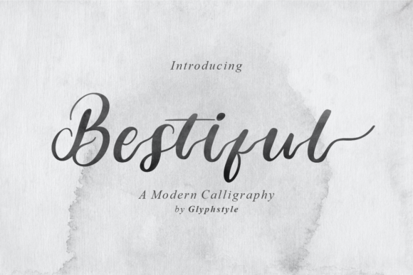 Bestiful Script Font for Handmade Branding