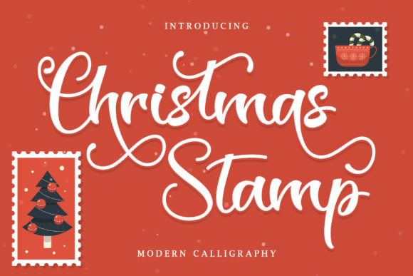 Christmas Stamp: A Playful Script Font for Holiday Creativity