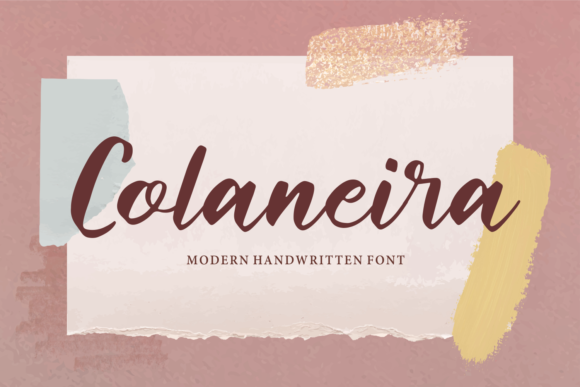 Colaneira: A Modern Handwritten Script Font for Digital Branding