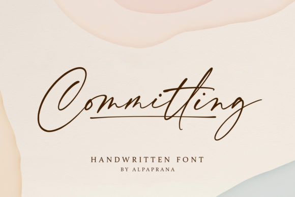 Committing Script Font for Elegant Branding