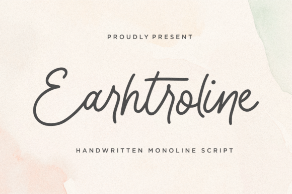 Earhtroline: The Enchanting Script Handwritten Font You’ll Love
