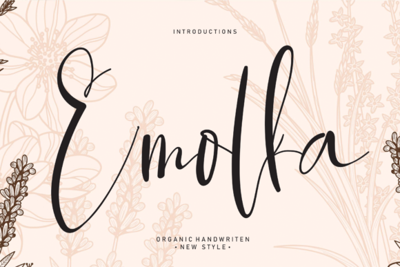 Emolka Script Font for Handmade Brands & Printables