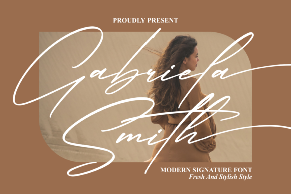 Gabriela Smith Script Font for Elegant Handmade Design