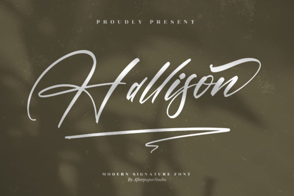 Hallison Font: Elegant Script for Editorial Design