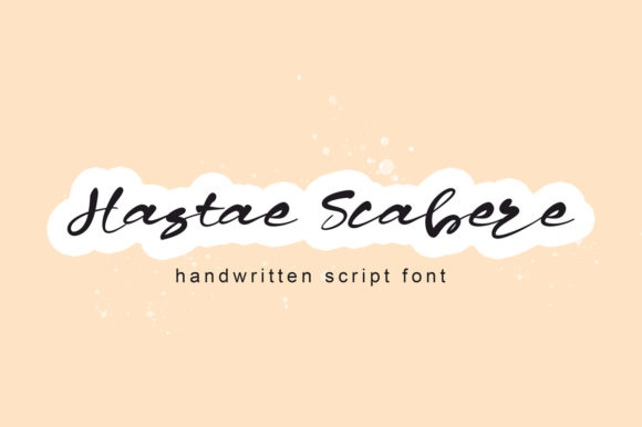 Hastae Scabere: A Delicate Script Font for Elegant Branding