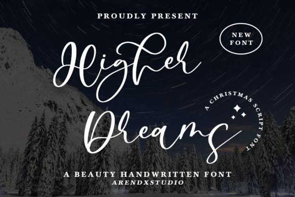 Higher Dreams Script Font for Handmade Creators