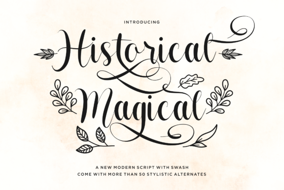 Historical Magical: The Enchanting Script Handwritten Font