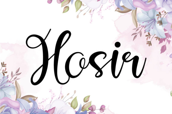 Hosir Script Font for Elegant Social Media and DIY Branding
