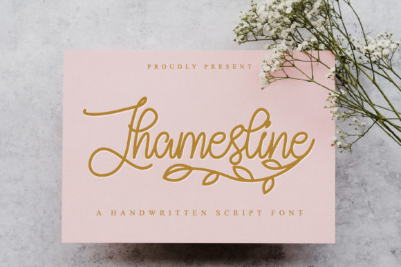Jhamesline: A Romantic Script Handwritten Font for Editorial Warmth