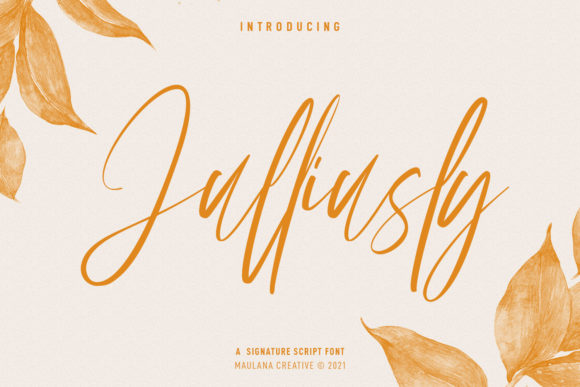 Julliusly Signature Font for Playful, Standout Campaigns