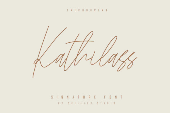 Kathilass: A Graceful Script Handwritten Font for Elegant Design