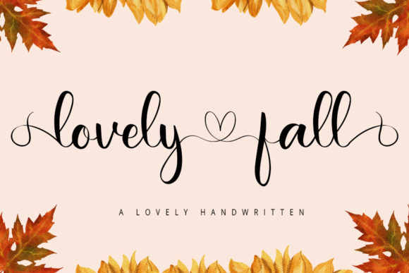 Lovely Fall Script Font for Elegant Digital Branding