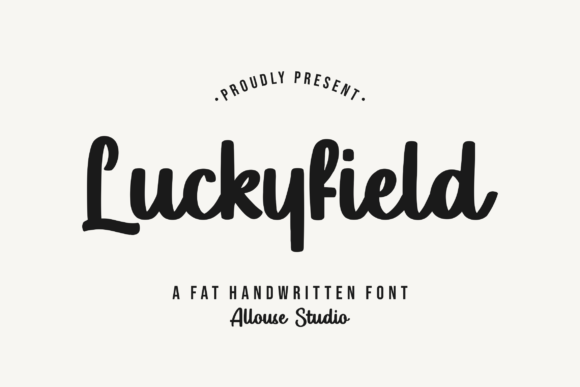 Luckyfield Script Font for Elegant Editorial Design