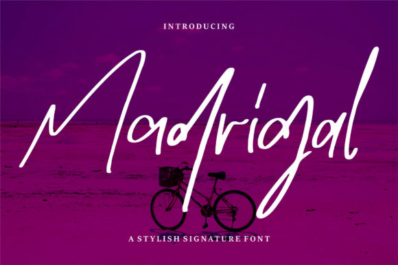 Madrigal Script Font for Sophisticated Brand Visuals