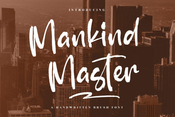 Mankind Master: A Luxe Script Handwritten Font for Designers