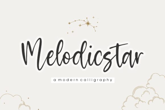 Melodicstar Script Font for Creative Branding Projects