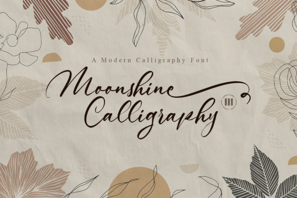 Moonshine Calligraphy: A Script Handwritten Font That Feels Like Magic