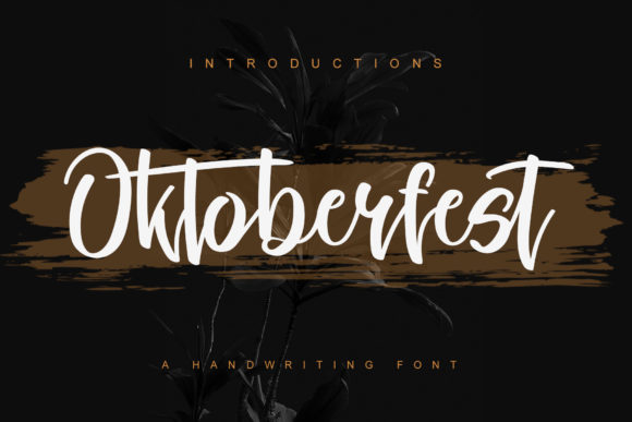 Oktoberfest Script Font for Fashion Branding & Editorial Design