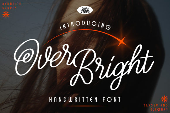 Over Bright: A Graceful Script Font for Elegant Editorial Design