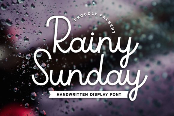 Rainy Sunday: A Timeless Script Handwritten Font for Designers