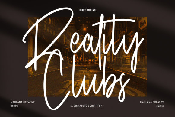 Reality Clubs Font Review