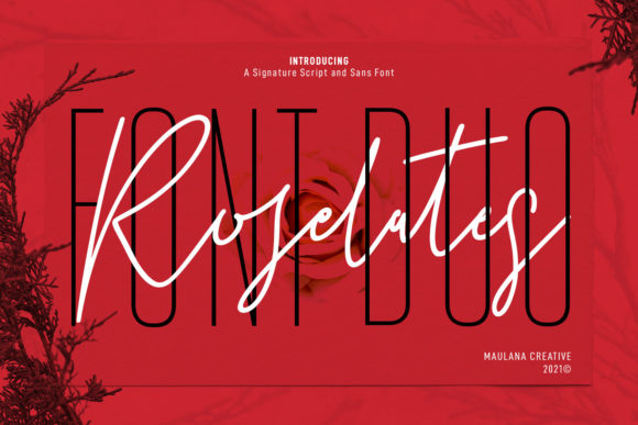Roselates Duo Font for Friendly Yet Branded Digital Design