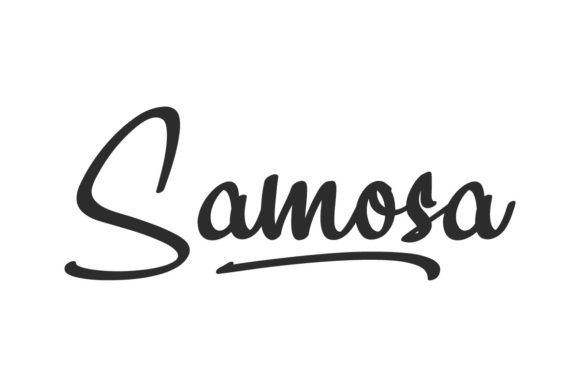 Samosa: A Script Font for Elegant Design