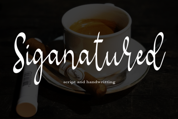 Signatured Font: Elegant Script Handwritten Fonts for Social Creatives