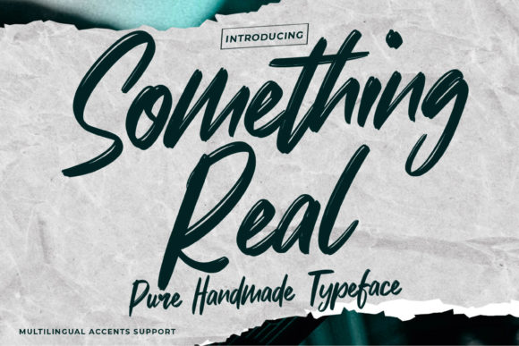 Something Real: A Script Handwritten Font That Feels Like a Smile