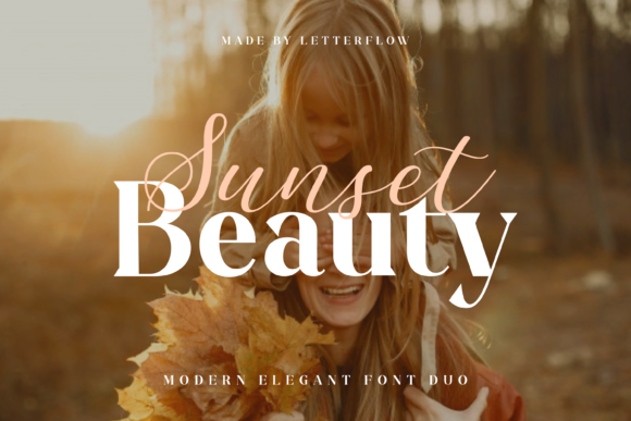 Sunset Beauty: A Premium Script Handwritten Font Duo