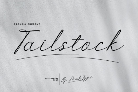 Tailstock: A Graceful Script Font for Elegant Branding