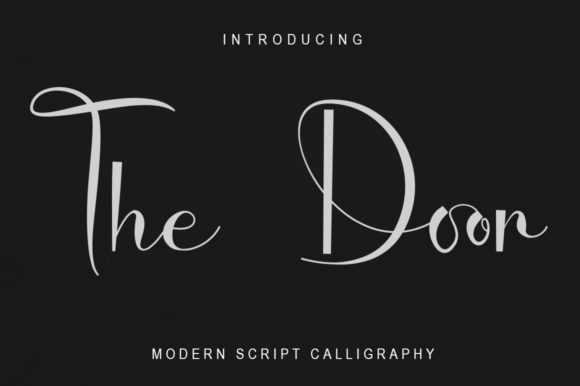 The Door Font for Creative Projects