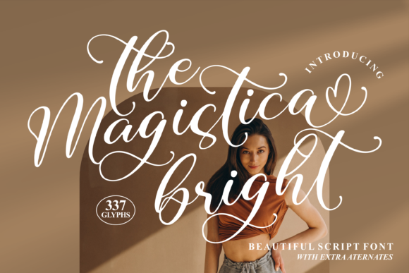 The Magistica Bright Script Handwritten Font for Elegant Makers