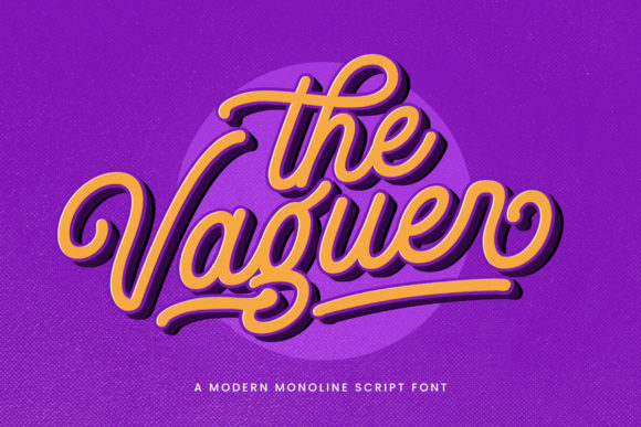 The Vaguer: A Vintage Script Font for Editorial Grace