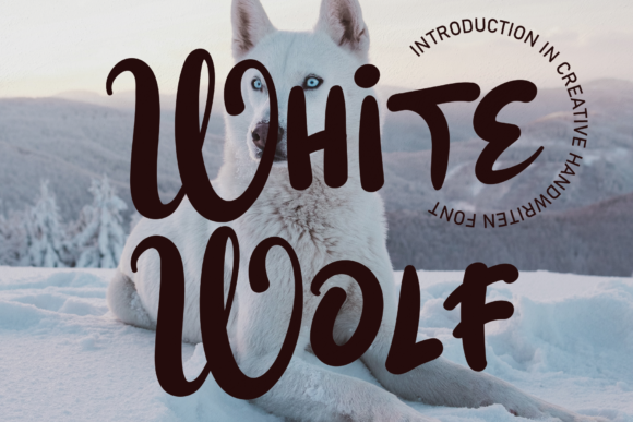 White Wolf Font: Elegant Script for Campaigns