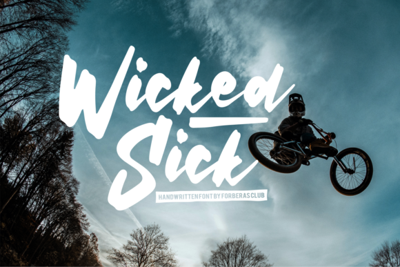 Wicked Sick Script Font for Creative Branding Projects