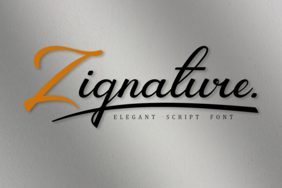 Zignature Script Font for Modern Web Design